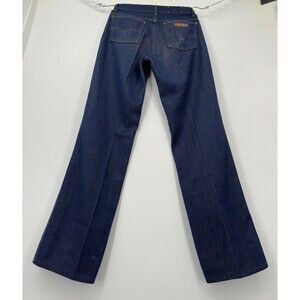 Billy The Kid Vintage‎ Jeans Unisex  Sz 26 70s Flare Dark Wash Denim Hippy Boho